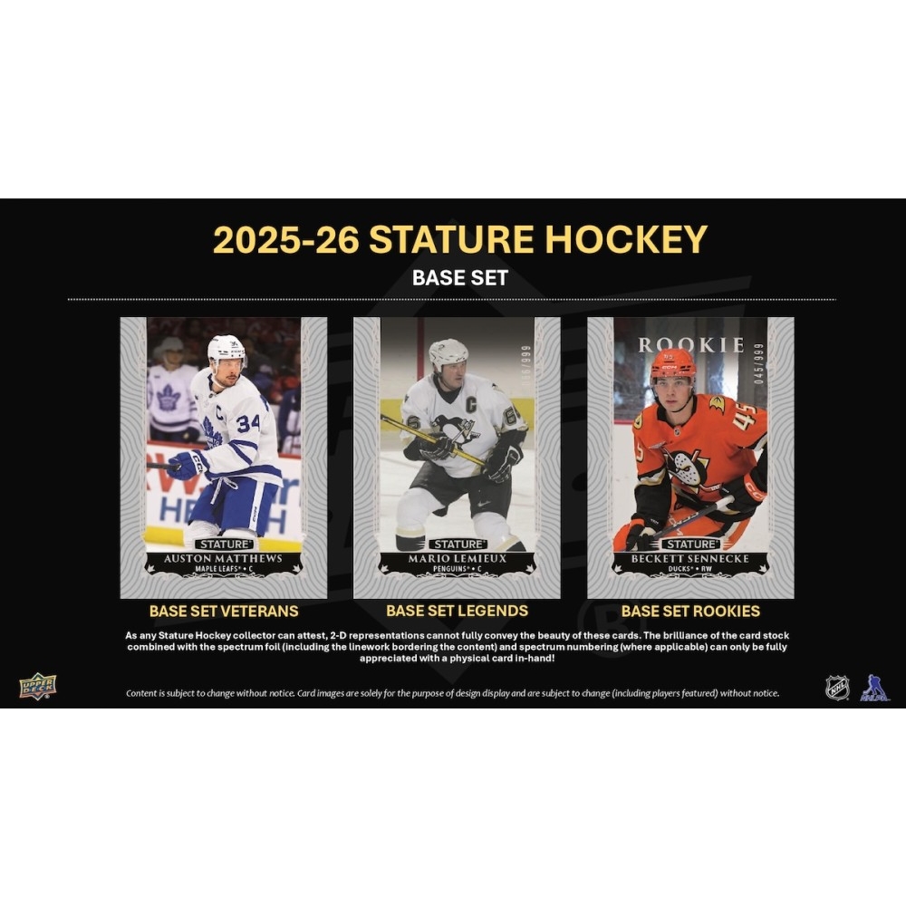 2025-26 Upper Deck Stature Hockey Hobby Box | Steel City Collectibles