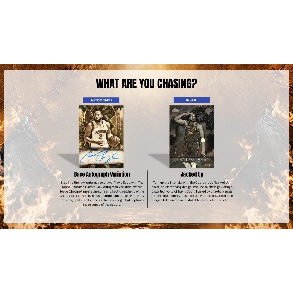 2025-26 Topps Chrome Basketball x Cactus Jack Hobby 12-Box Case