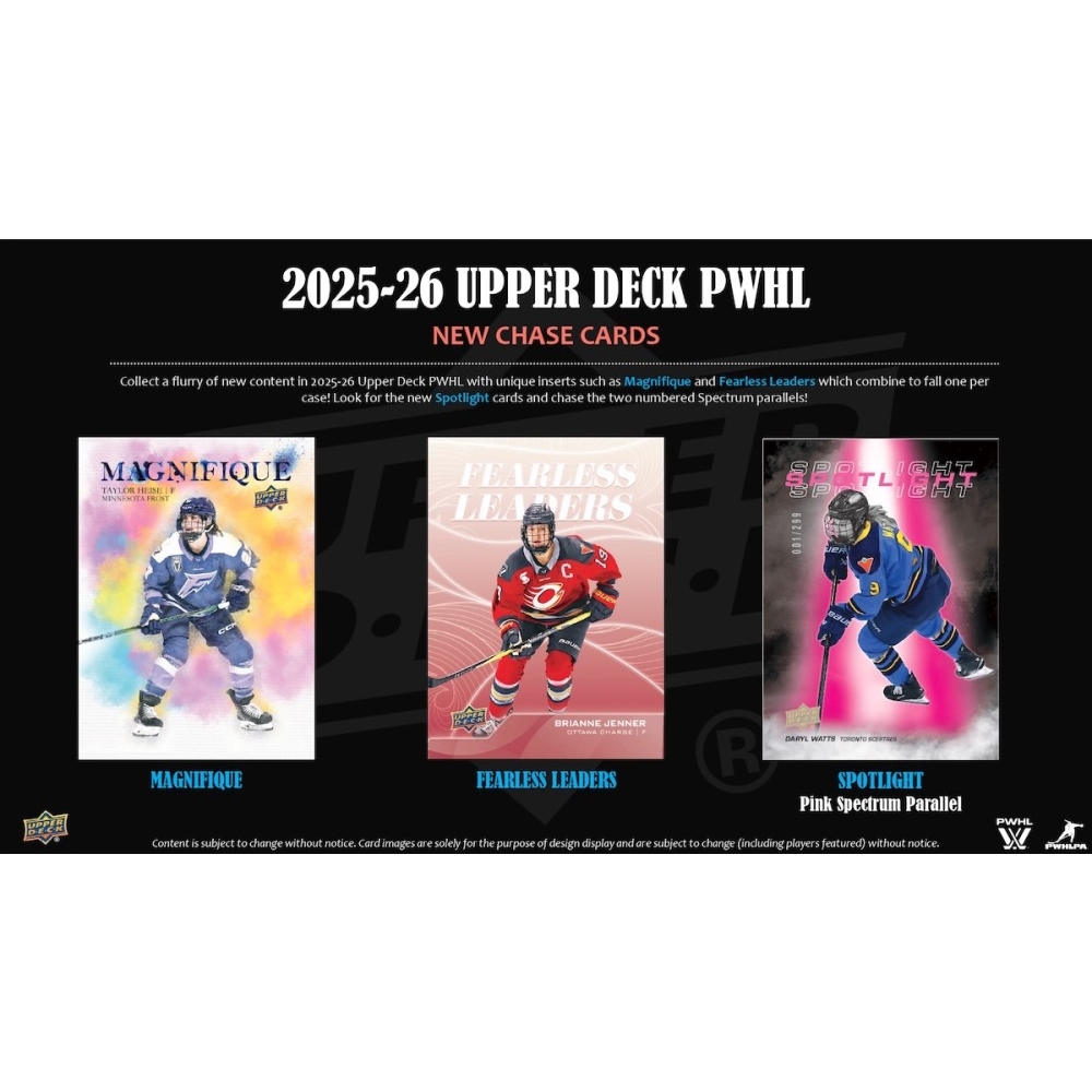 2026 Upper Deck PWHL Hockey Hobby Box | Steel City Collectibles