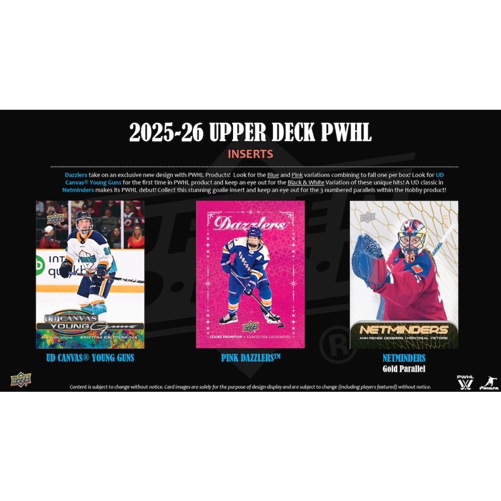 2026 Upper Deck PWHL Hockey Hobby 16-Box Case | Steel City