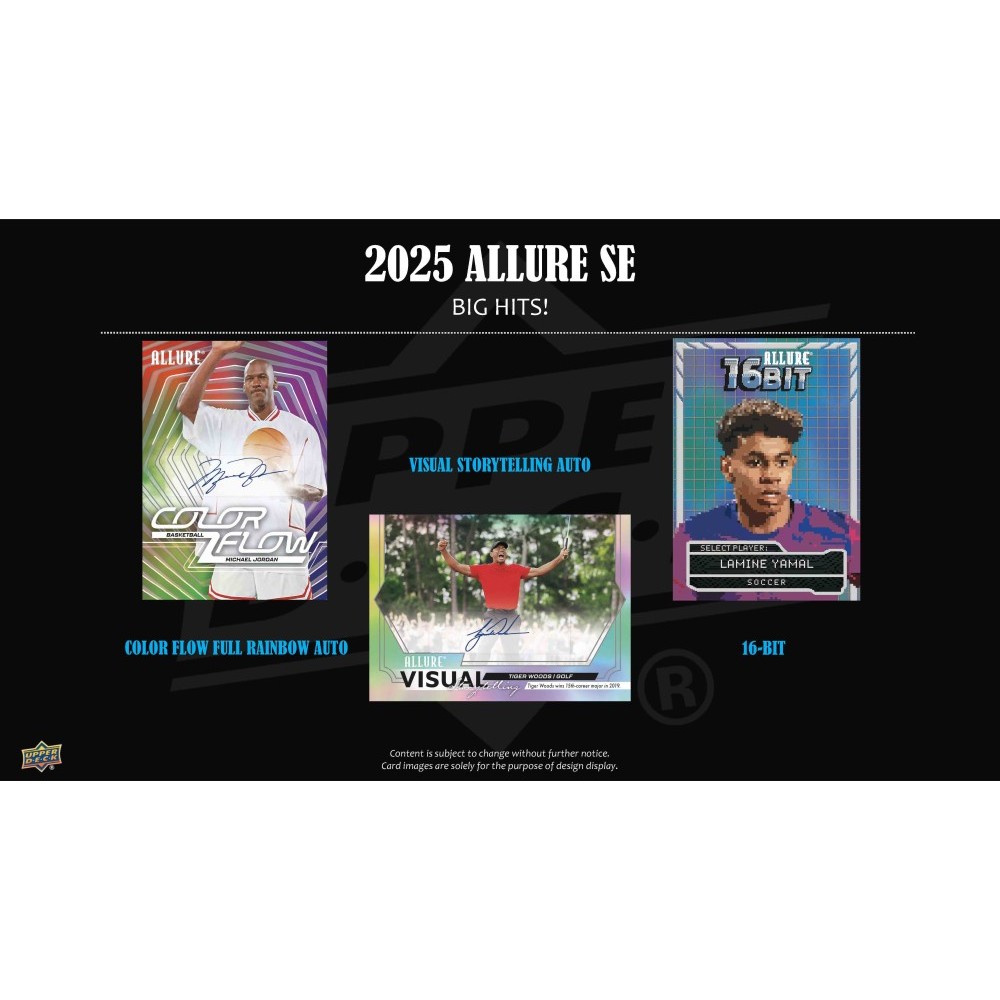 2025 Upper Deck Allure SE Multi-Sport Hobby 9-Box Case | Steel