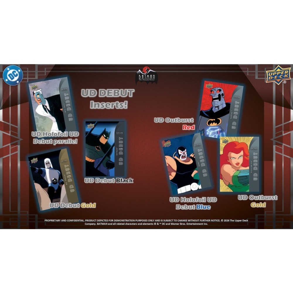2026 Upper Deck Batman The Animated Series Hobby Box | Steel City