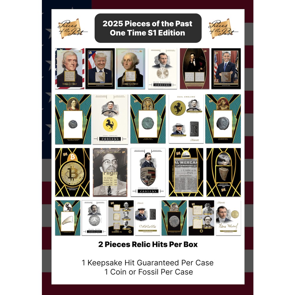 2019 The Bar Pieces of Past One Time Notables Relic 1/1 John