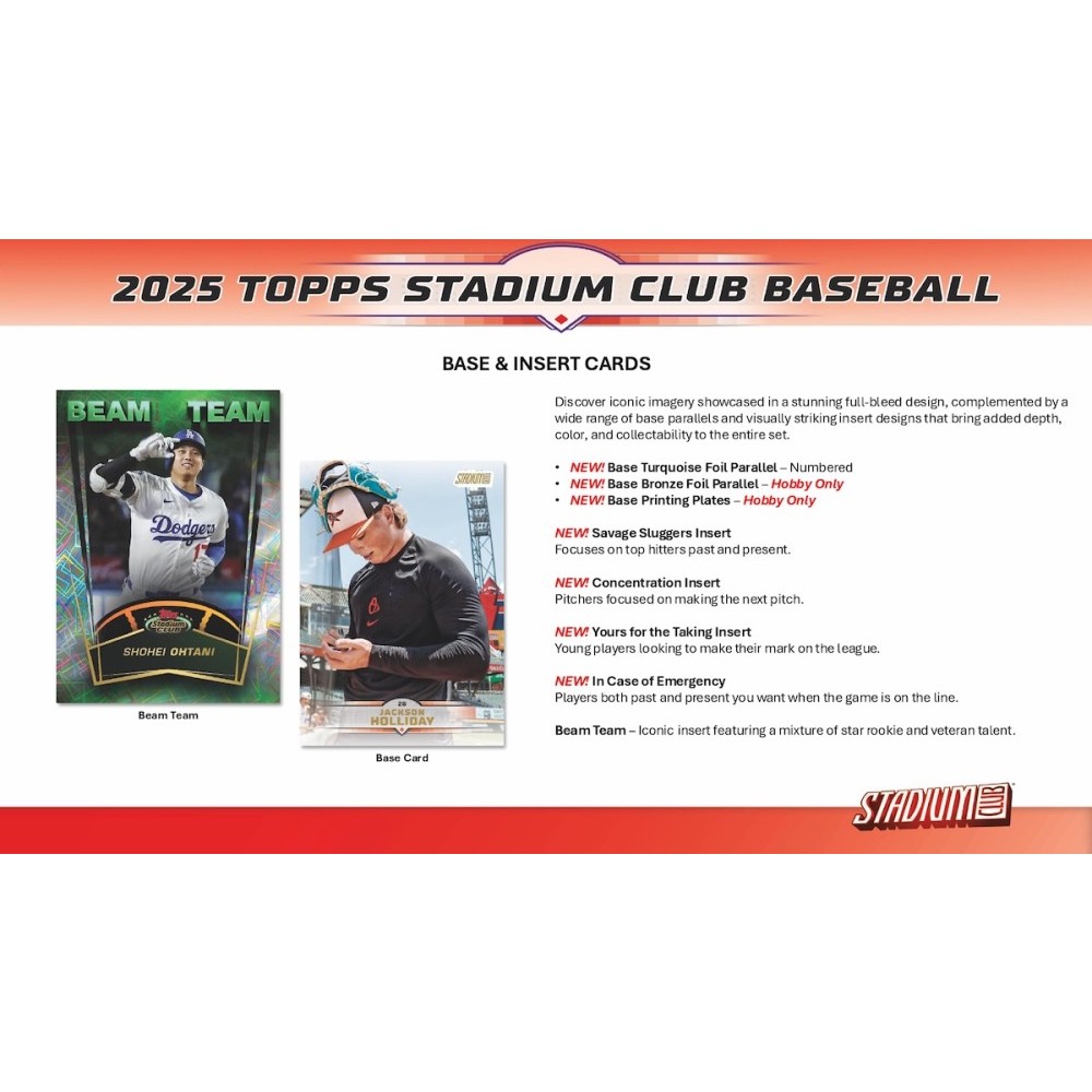 2025 Topps Stadium Club Baseball Mega Box | Steel City Collectibles