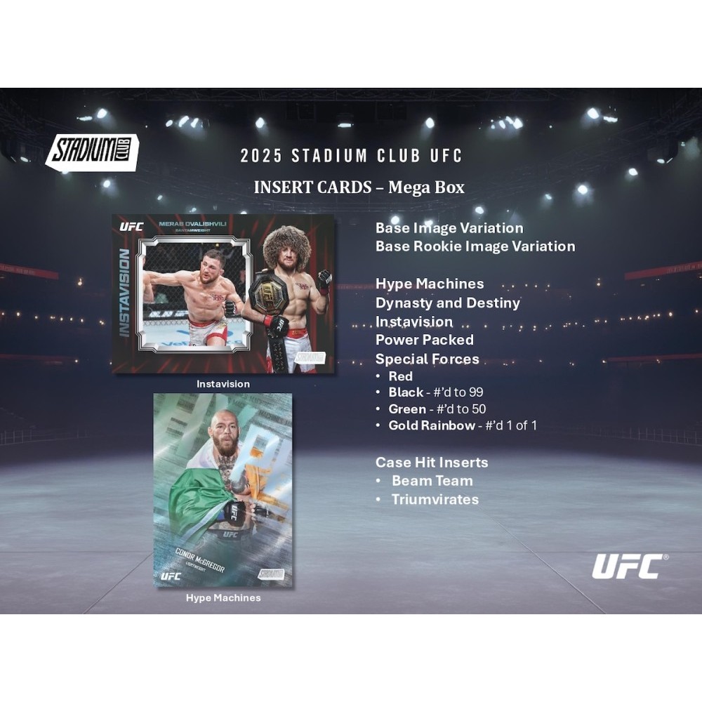 2025 Topps Stadium Club UFC Mega Box | Steel City Collectibles