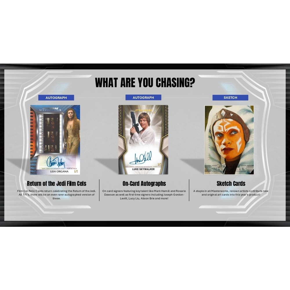TOPPS 2018 Star Wars The Last Jedi Series 2 Hobby Box – 24 Packs, 2 Hits, 1 Autogramm Garantiert