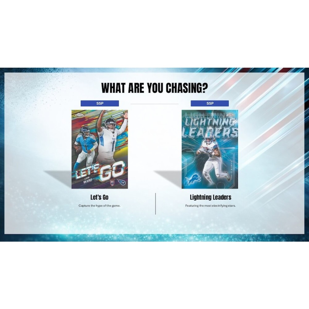 2025 Topps Chrome Football Hobby Jumbo 8-Box Case | Steel City