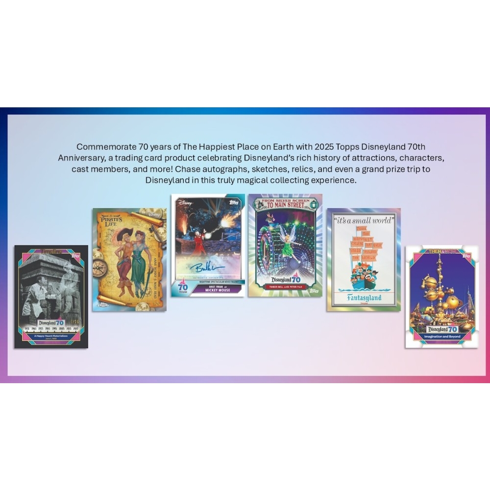 2025 Topps Disneyland 70th Anniversary Hobby Box | Steel City