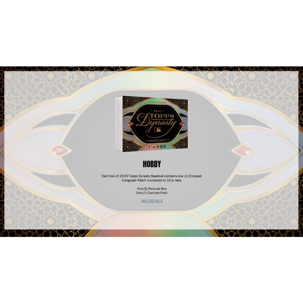 2025 Topps Dynasty Baseball Hobby 5-Box Case | Steel City Collectibles