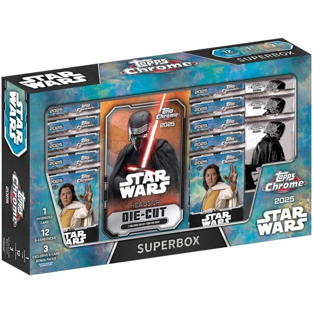 STAR WARS プログラムボックス 2025 Topps Star Wars Chrome Super Box | Steel City Collectibles