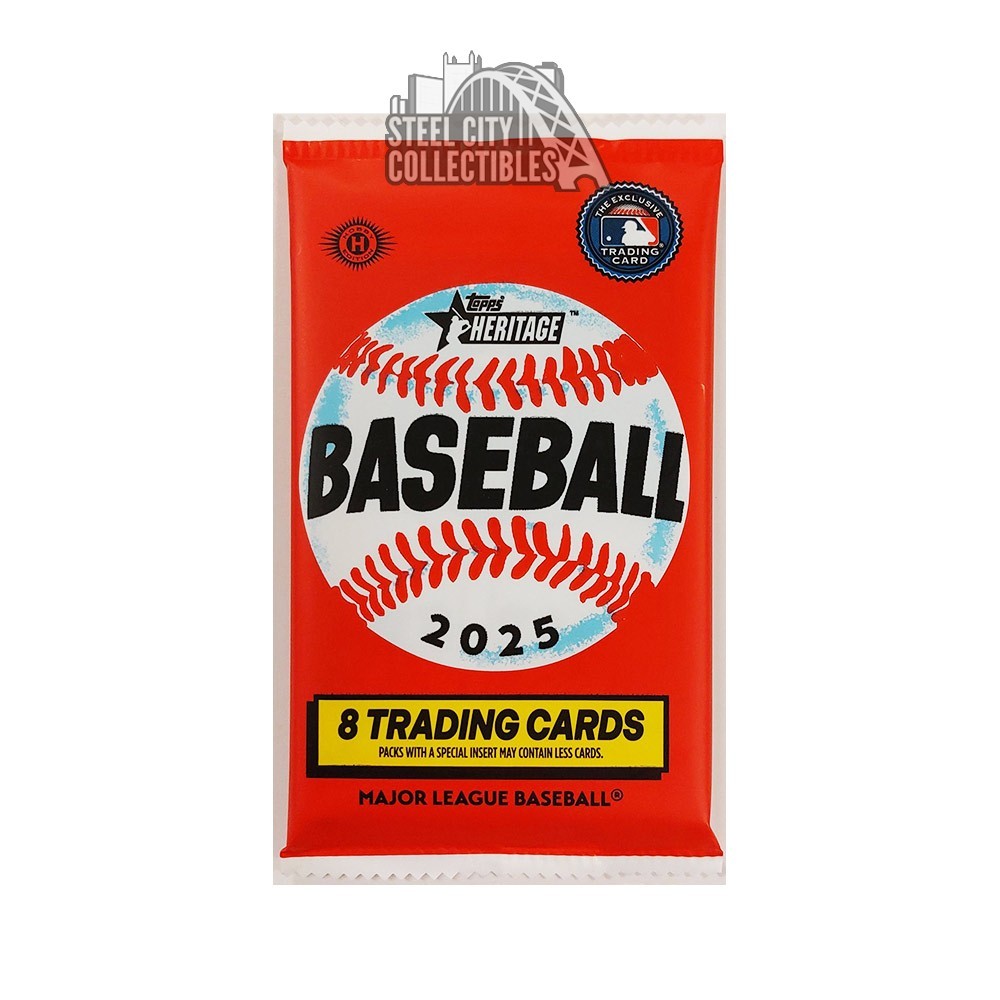 2025 Topps Heritage Hobby Baseball Box – Factory Sealed, 24 Packs