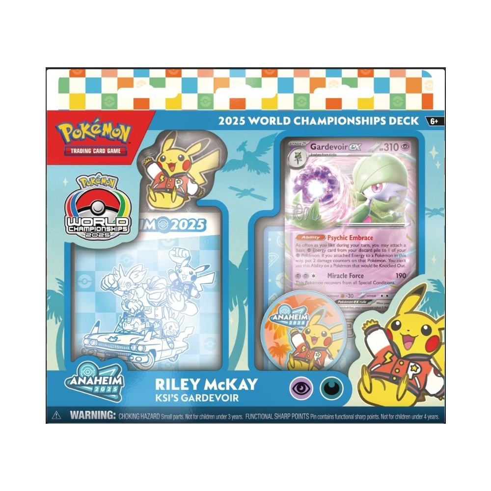 Pokemon 2025 World Championship 4-Deck Lot | Steel City Collectibles