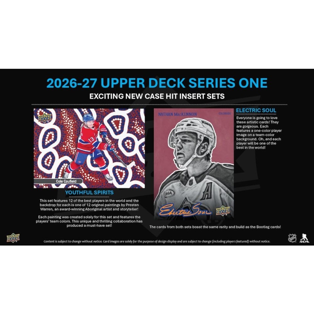 2026-27 Upper Deck Series 1 Hockey Hobby Box | Steel City Collectibles