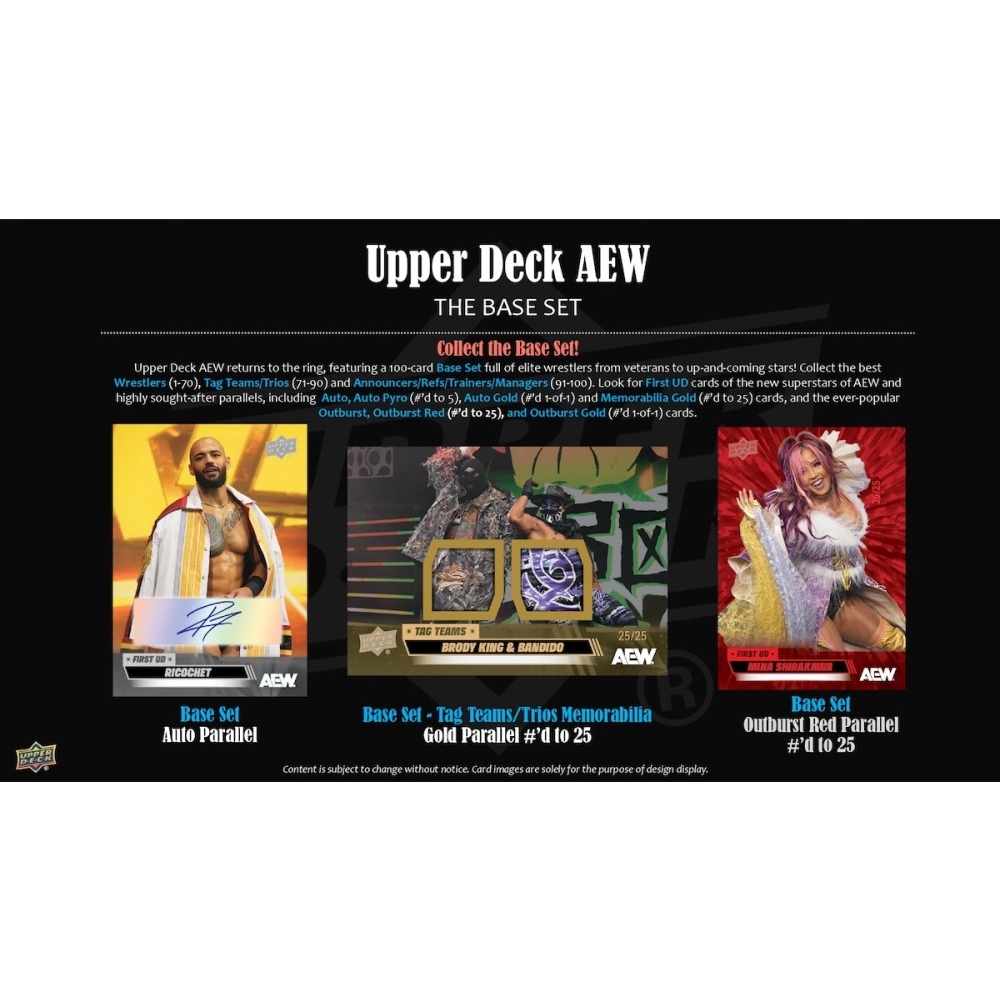 2026 Upper Deck AEW Wrestling Hobby Box | Steel City Collectibles
