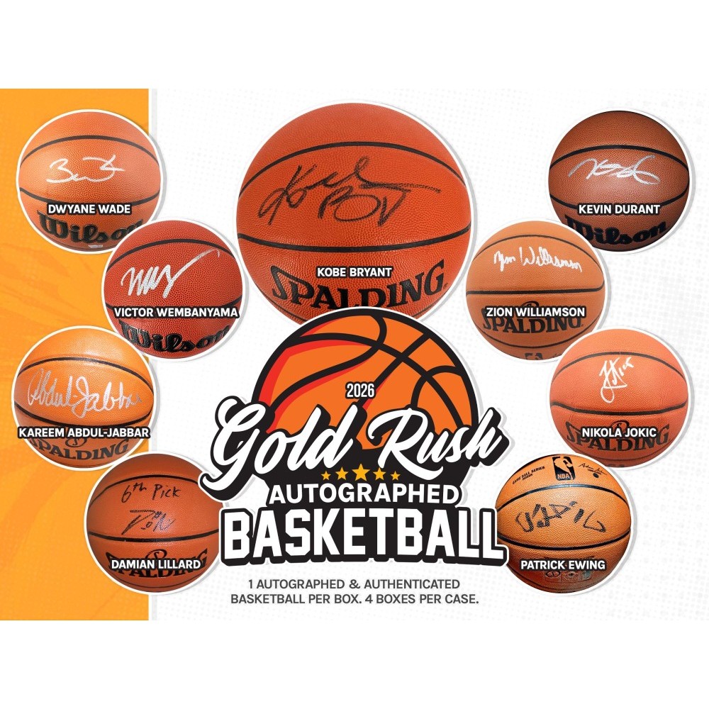 SALE☆激レア☆証明書付colorway☆バスケットボールDB262 Gold 2026 Gold Rush Autographed Basketball Series 1 Box | Steel City