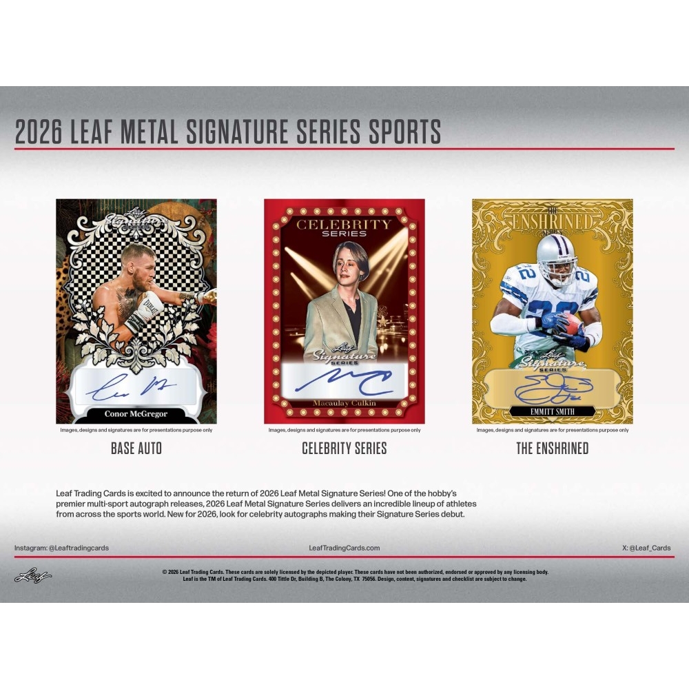 2026 Leaf Metal Signature Series Multi-Sport Box | Steel City