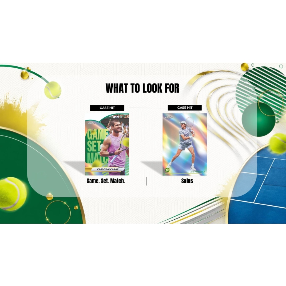2026 Topps Chrome Tennis Hobby Box | Steel City Collectibles