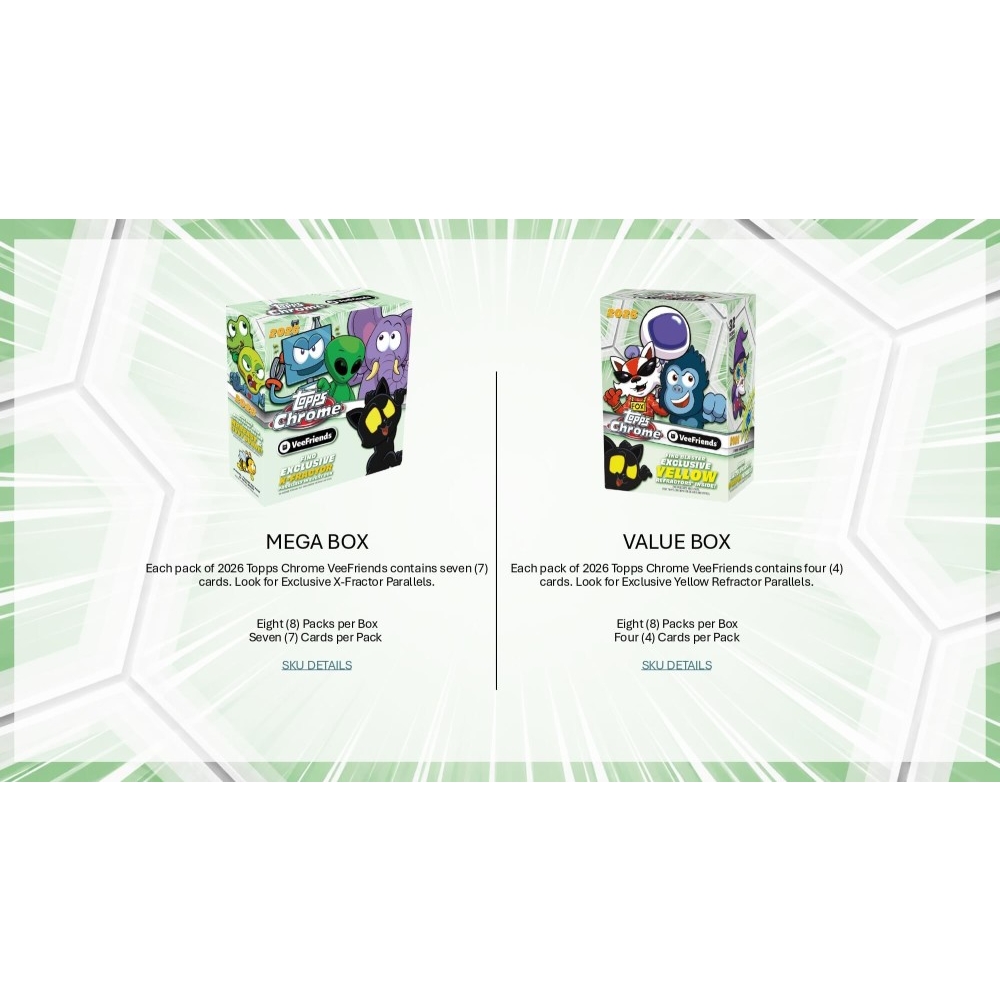 2026 Topps Chrome VeeFriends Mega Box | Steel City Collectibles