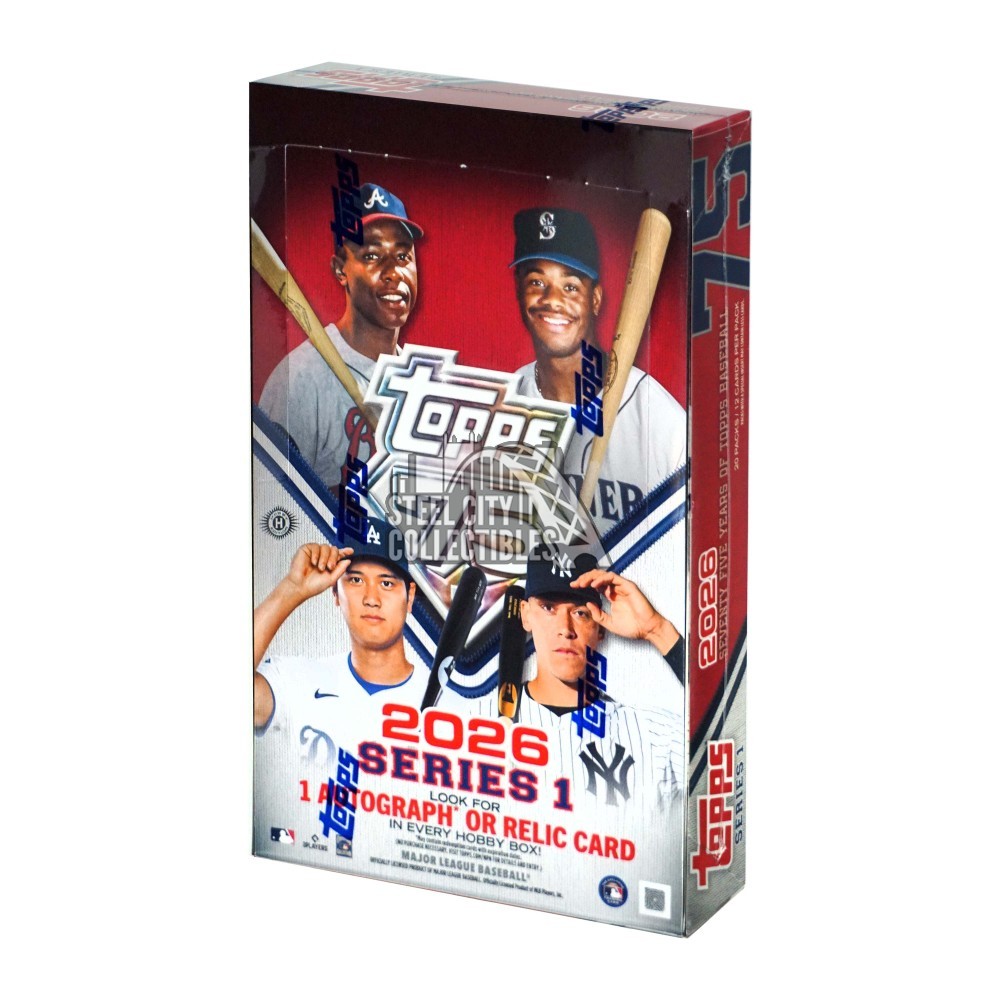 2026 Topps Series 1 Baseball Hobby Box | Steel City Collectibles