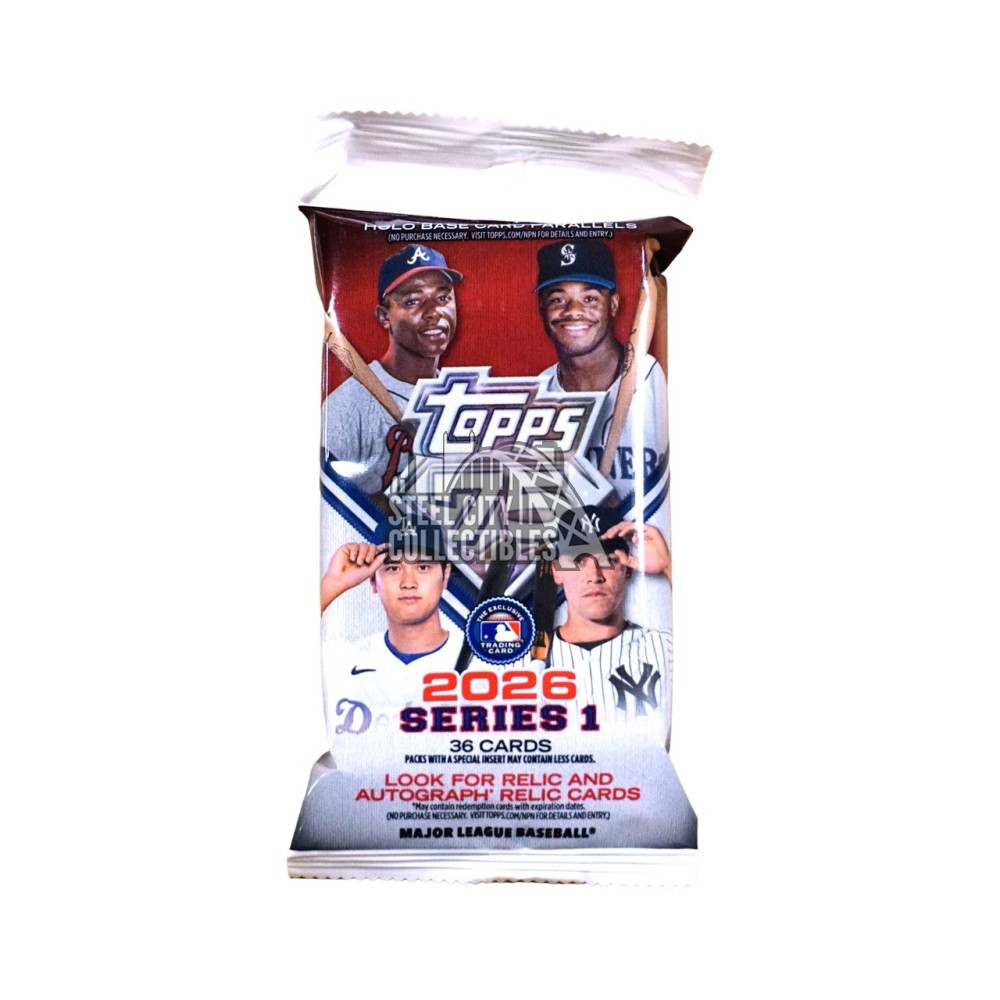 2026 Topps Series 1 Baseball Fat Pack | Steel City Collectibles