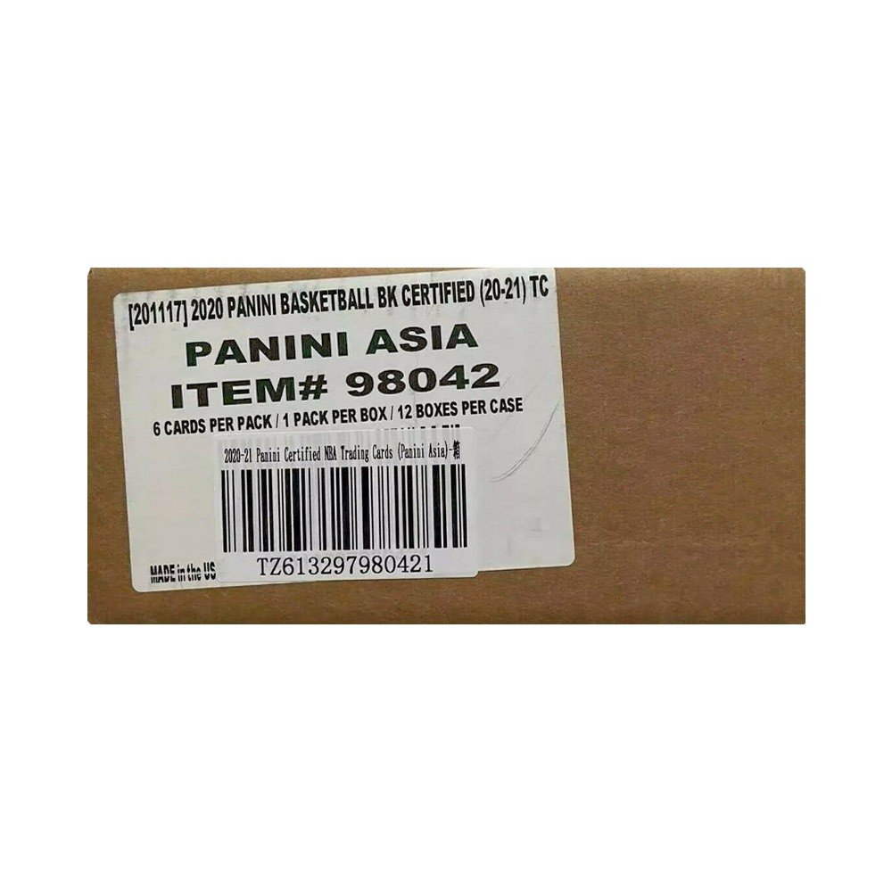 2020-21 Panini Certified Basketball 12-Box Case Tmall