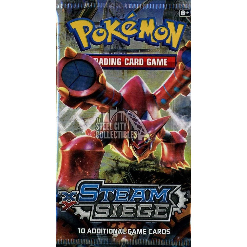 Pokemon XY Steam Siege Booster Pack Steel City Collectibles Pokemon XY Steam Siege Booster Pack Steel City Collectibles
