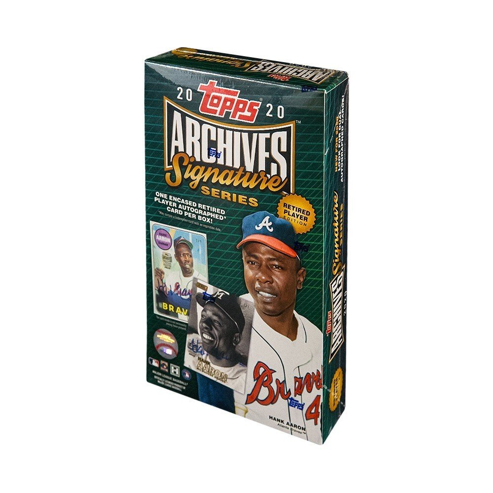 2020 Topps Archives Signature Series Retired Player Edition Baseball