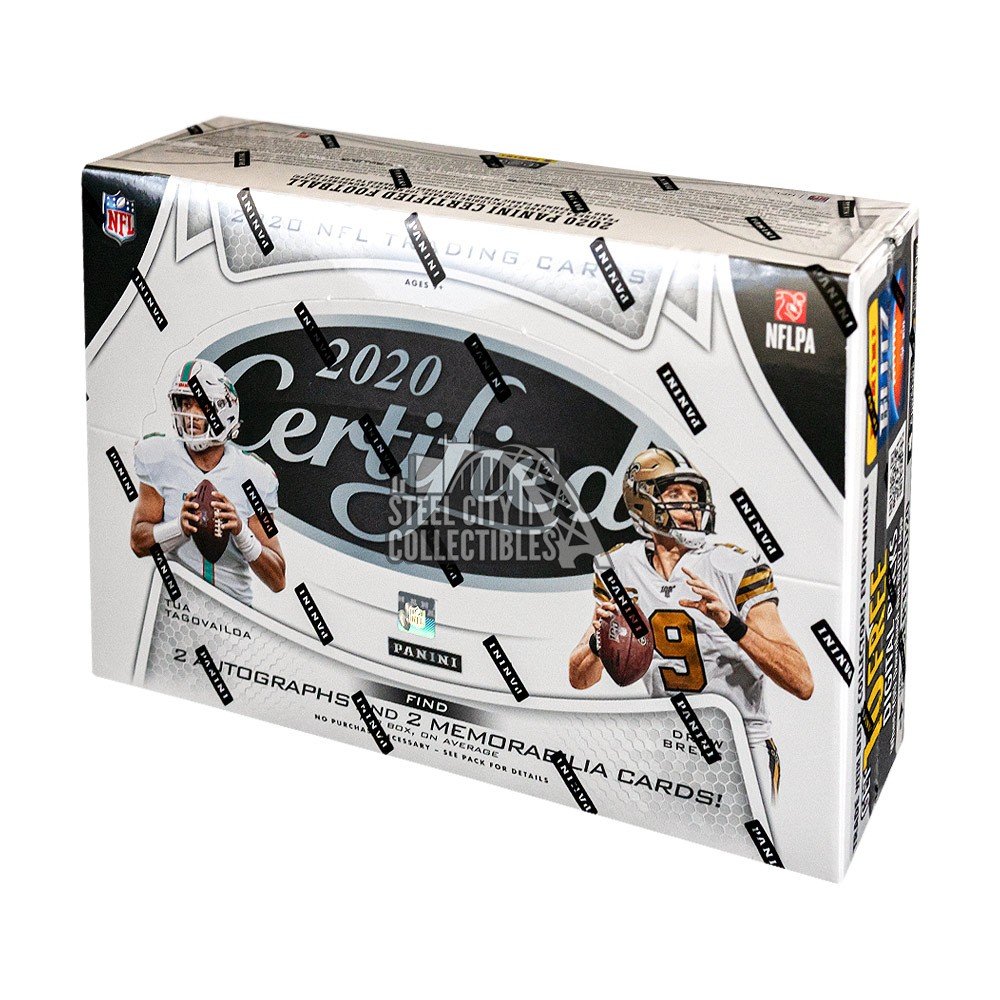 2020 Panini Certified Football Hobby Box Steel City Collectibles