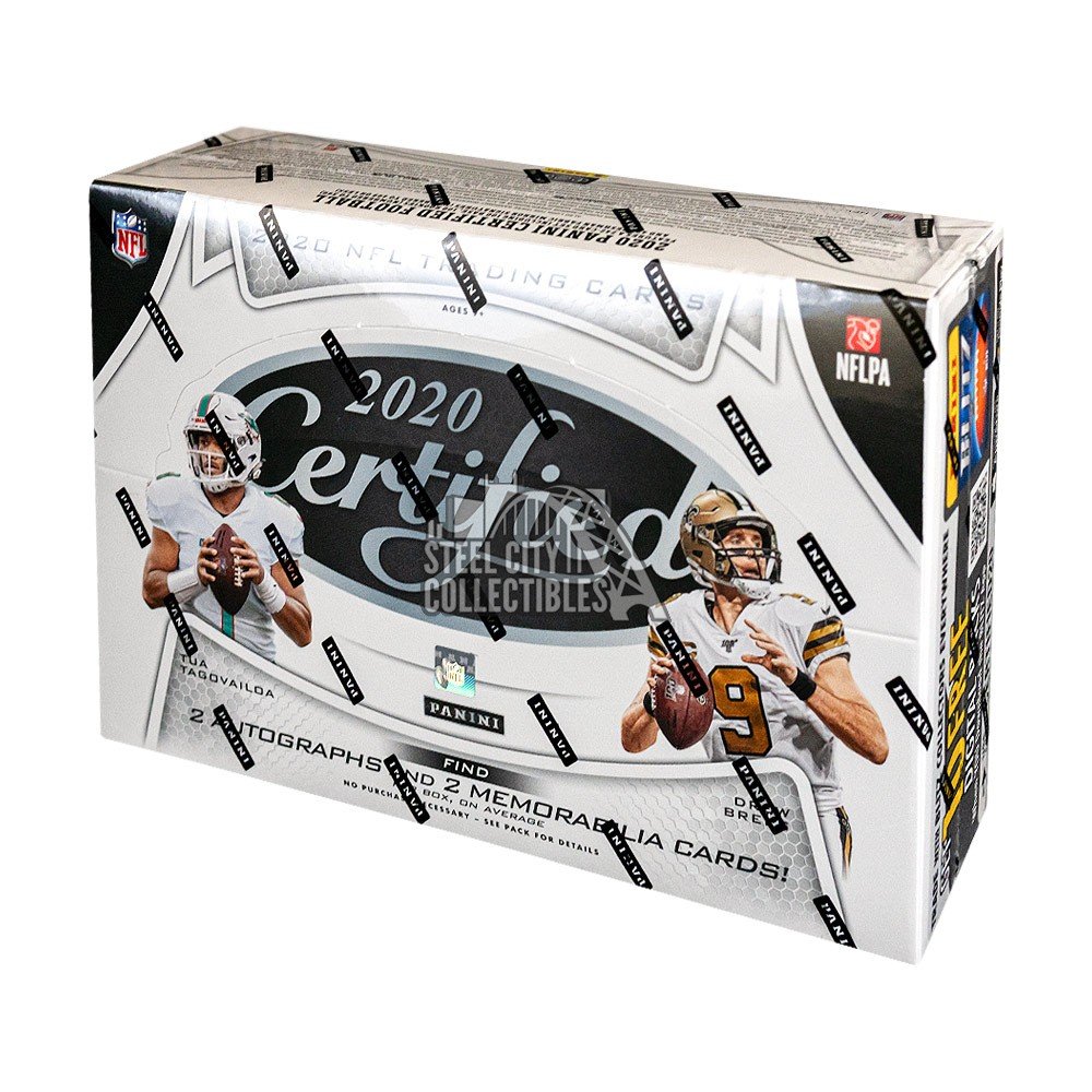 2020 Panini Certified Football Hobby Box | Steel City Collectibles