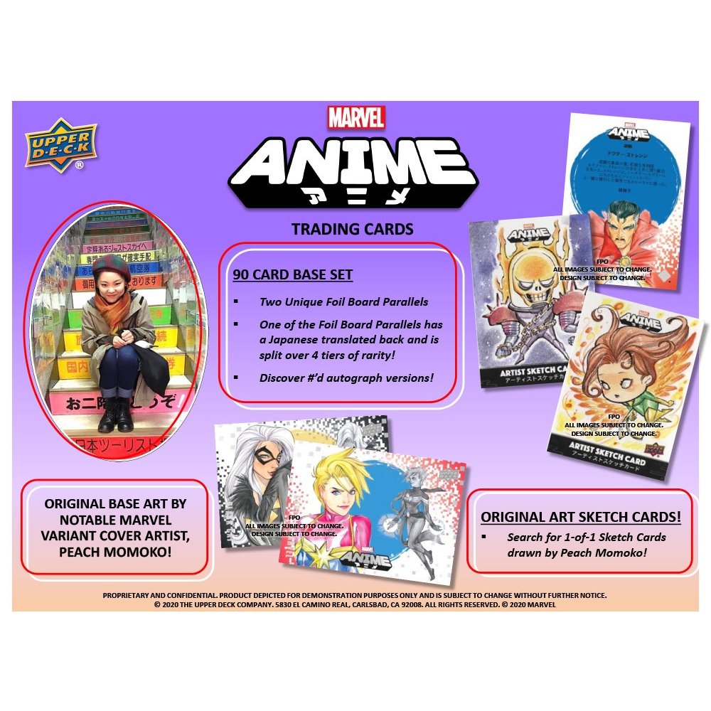 2020 Upper Deck Marvel Anime Hobby 8-Box Case | Steel City