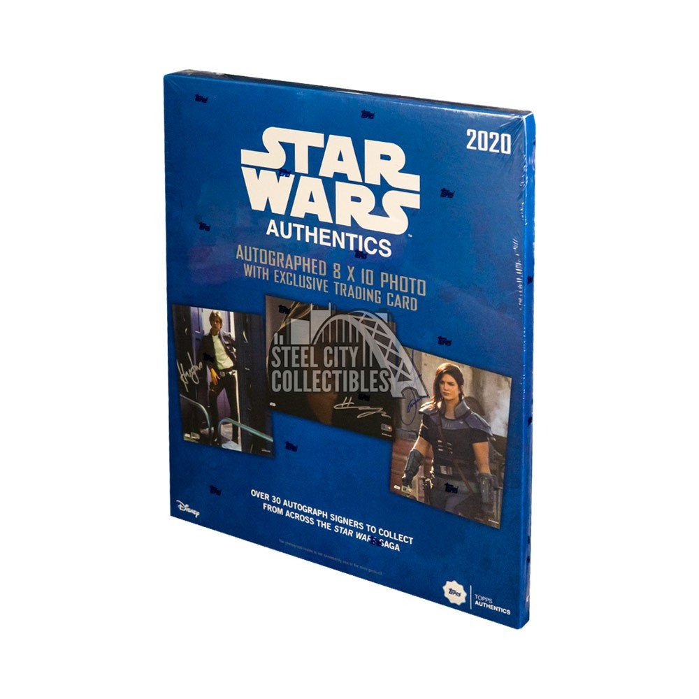 2020 Topps Star Wars Authentics Autographed 8x10 Photo Trading Card Box Steel City Collectibles