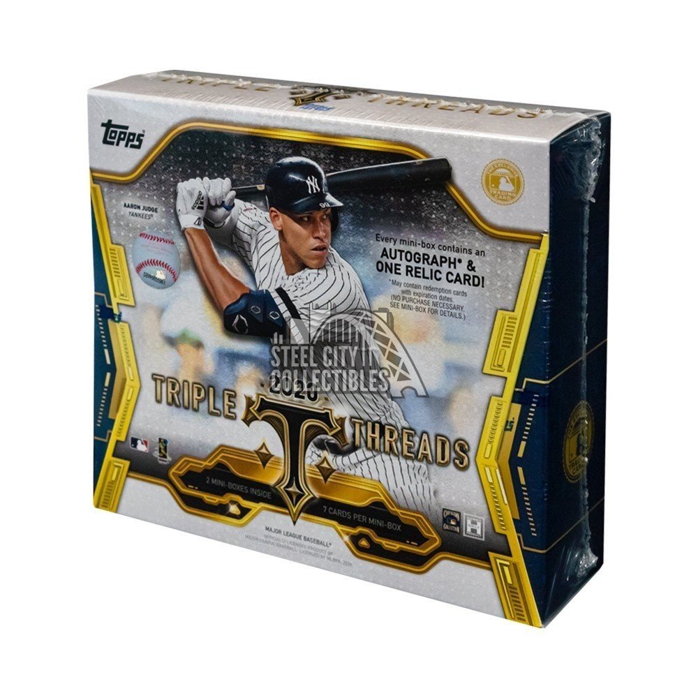 2020 Topps Triple Threads Baseball Hobby Dual Box Random Division Group