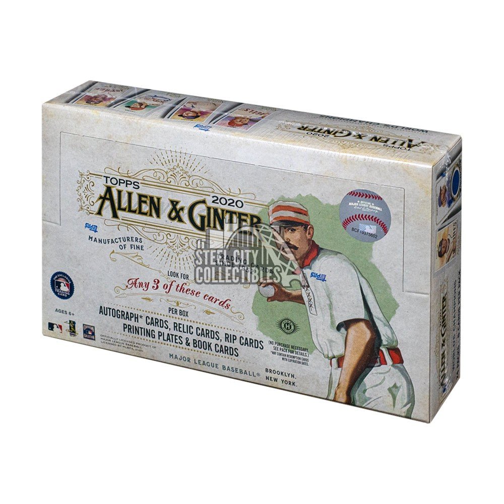 2020 Topps Allen & Ginter Baseball Hobby Box Steel City Collectibles