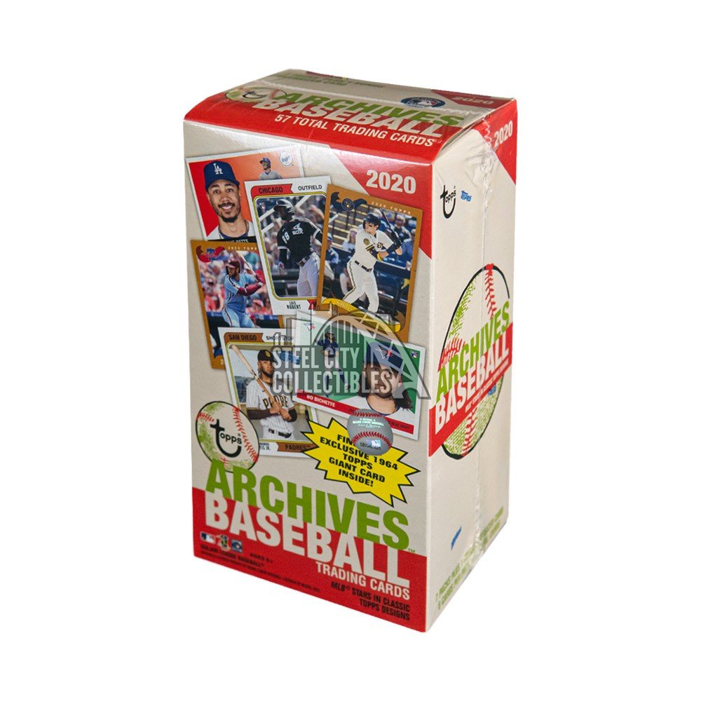 2020 Topps Archives Baseball 7pack Blaster Box Steel City Collectibles