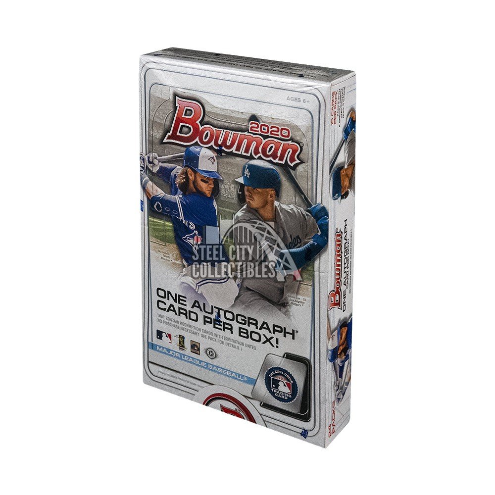 2020 Bowman Baseball Hobby Box Steel City Collectibles