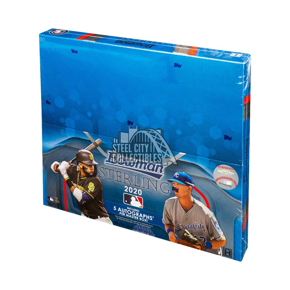 2020 Bowman Sterling Baseball Hobby Box Steel City Collectibles