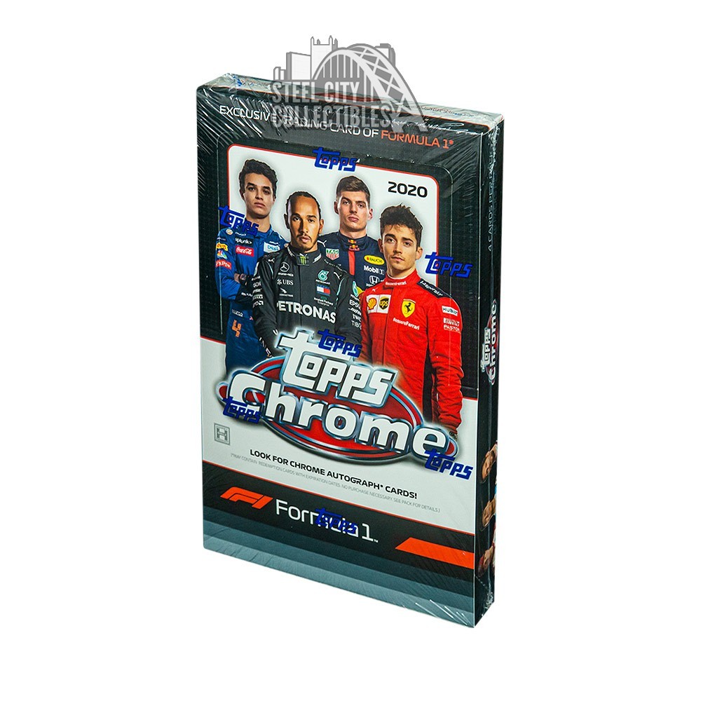 F1 Topps Chrome Formula One 2020-1 x New Unopened Packet Pack of 4 Cards