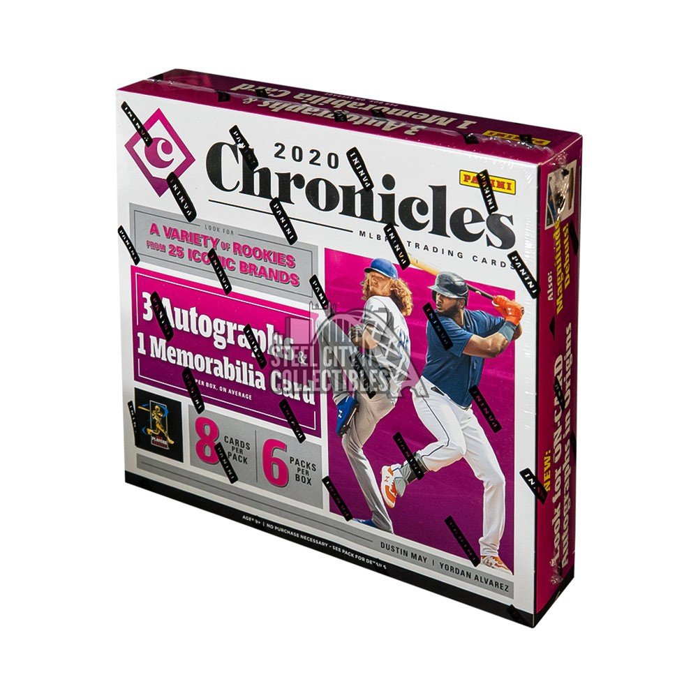 8 Panini Chronicles Baseball Hobby Box
