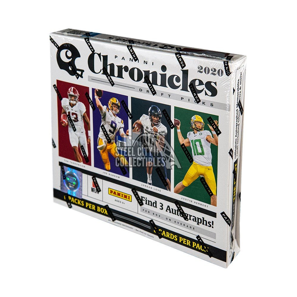 2020 Panini Chronicles Draft Picks Collegiate Football Hobby Box