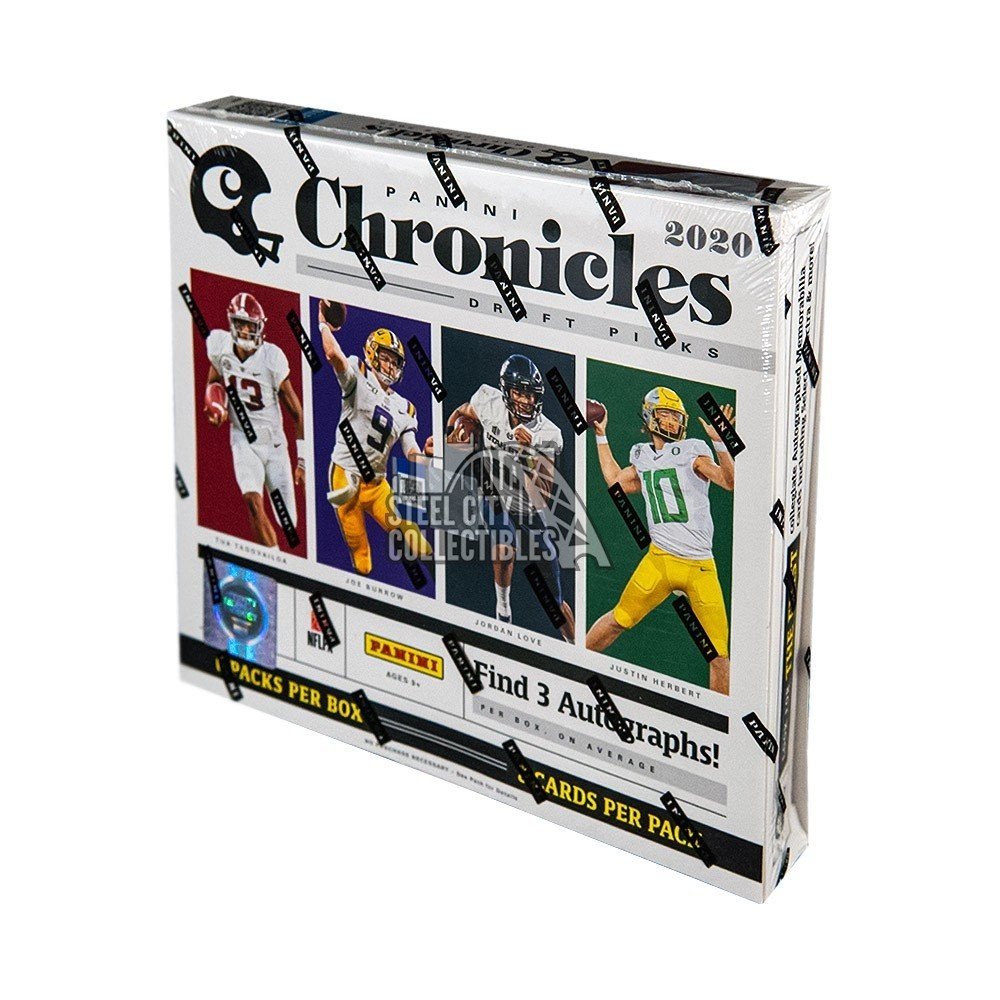 2020 Panini Chronicles Draft Picks Collegiate Football Hobby 4 Box ...