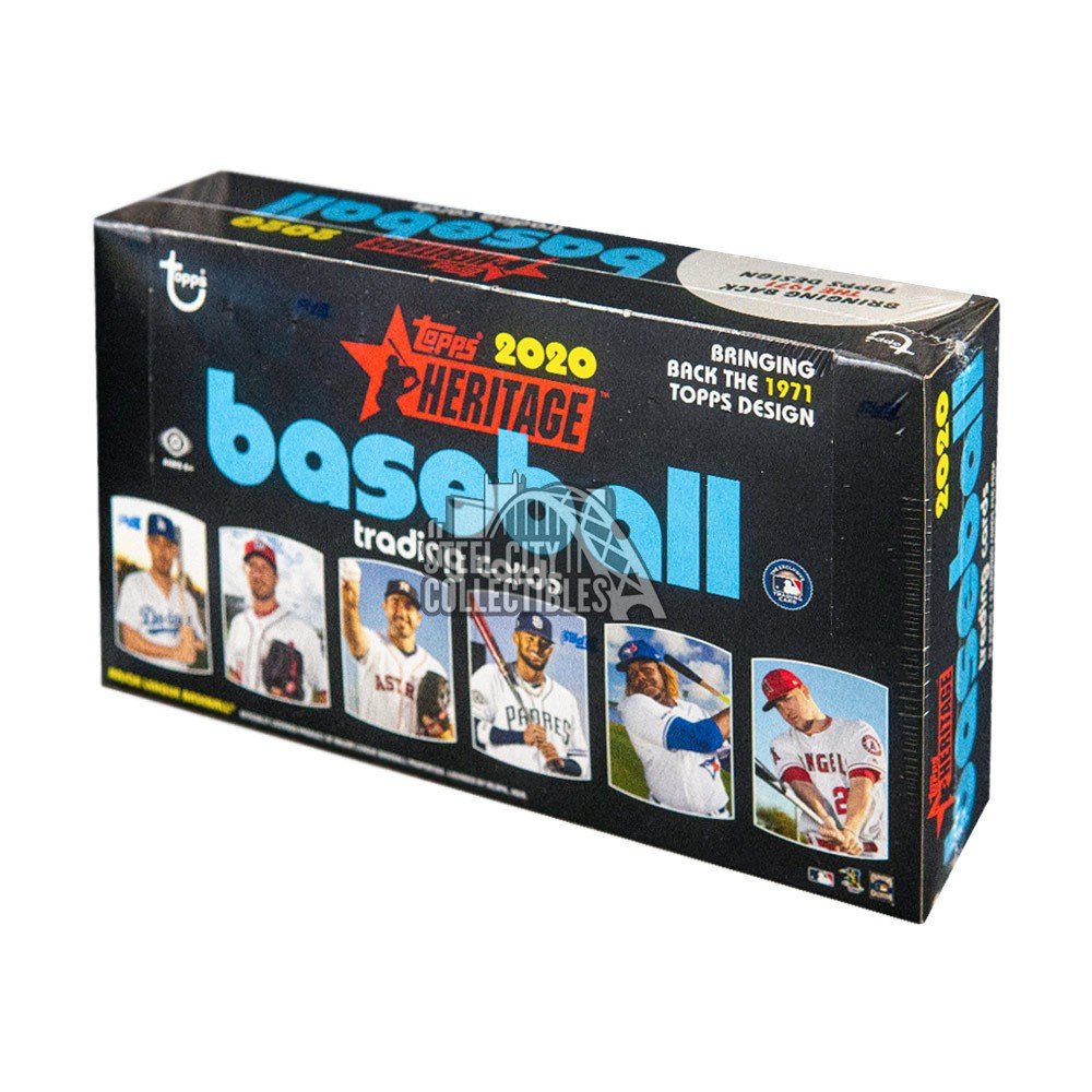 2020 Topps Heritage Baseball Hobby Box Steel City Collectibles