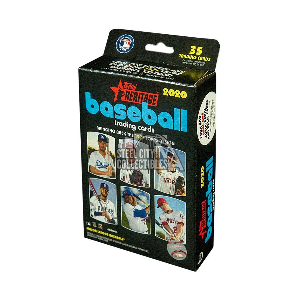 2020 Topps Heritage Baseball Hanger Box Steel City Collectibles