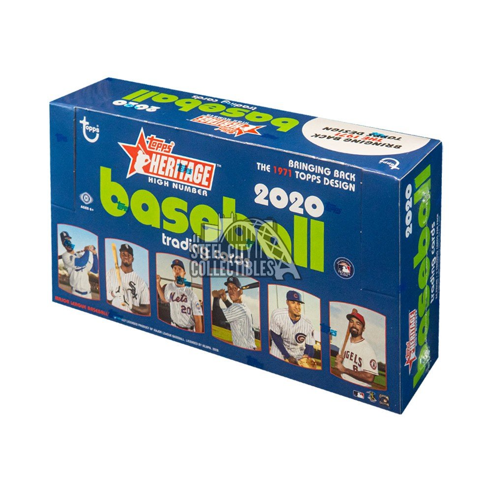 2020 Topps Heritage High Number Baseball Hobby Box Steel City