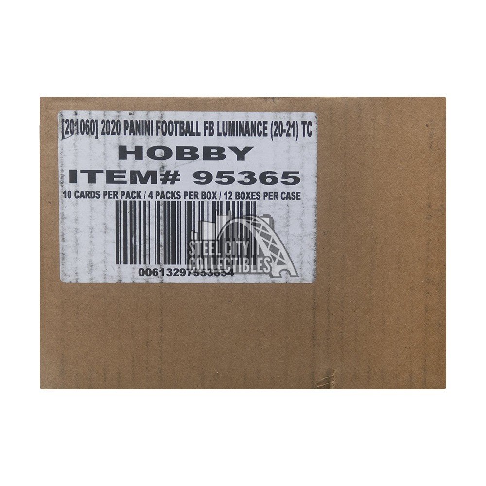 2020 Panini Luminance Football Hobby 12Box Case Steel City Collectibles