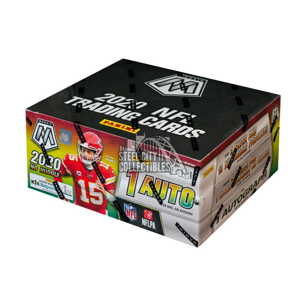 2020 Panini Mosaic Football No Huddle Hobby Hybrid Box Steel City