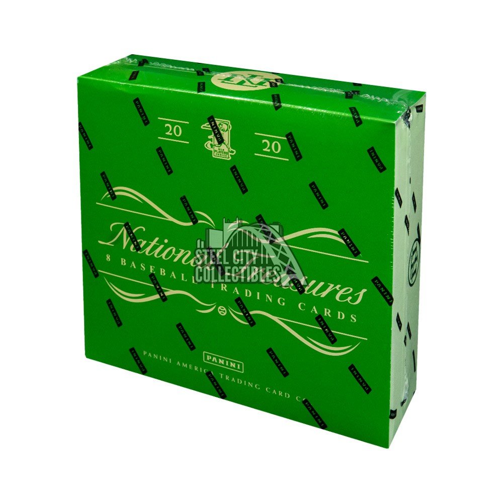 2020 Panini National Treasures Baseball Hobby Box Steel City Collectibles