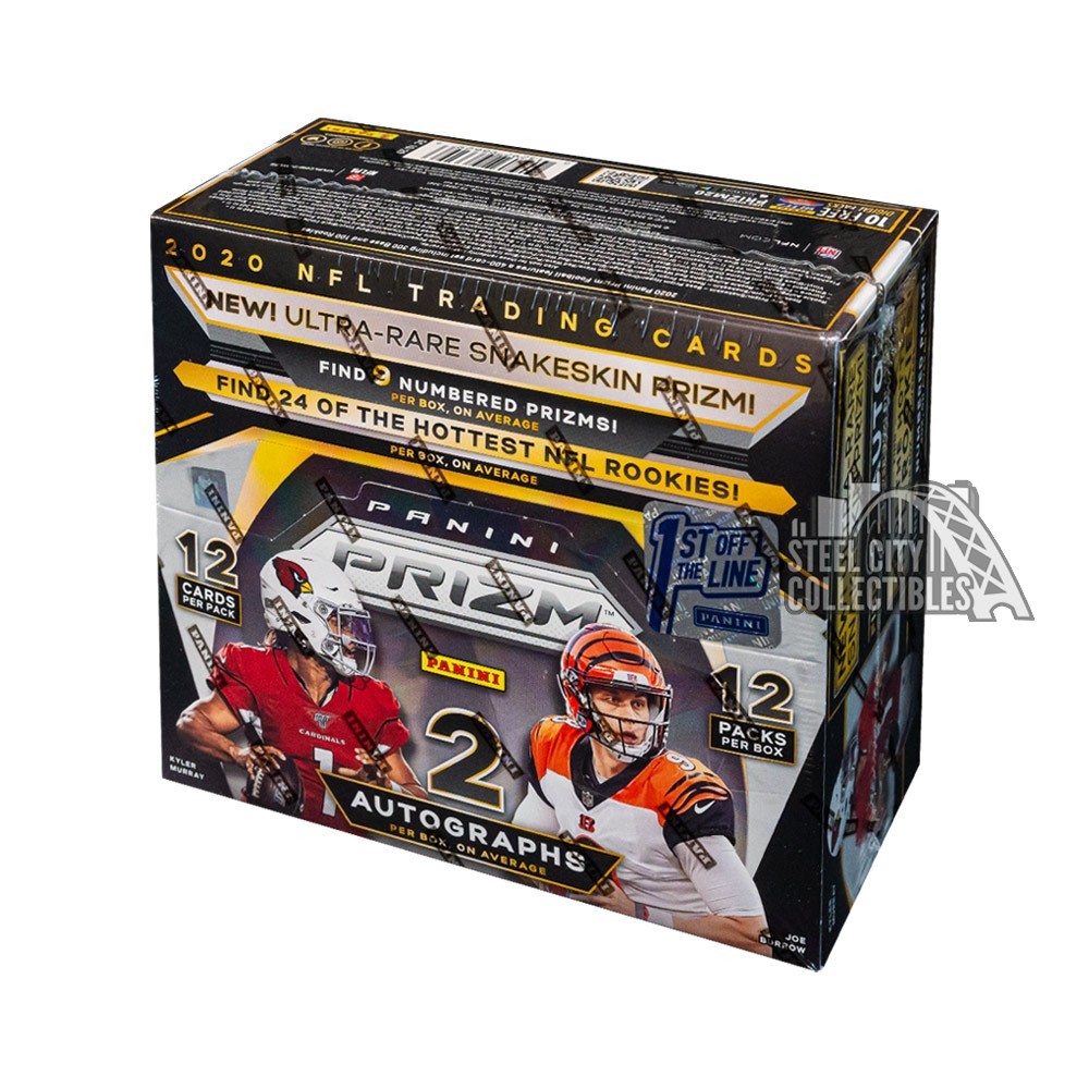 2020 Panini Prizm Football Hobby Box 1st Off The Line Steel City