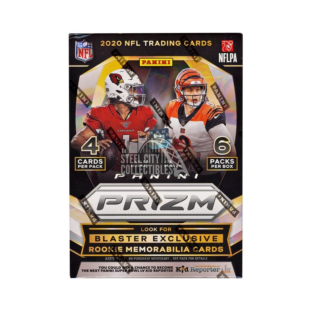 2020 Panini Prizm Football 6 Pack Blaster Box - Disco Prizms