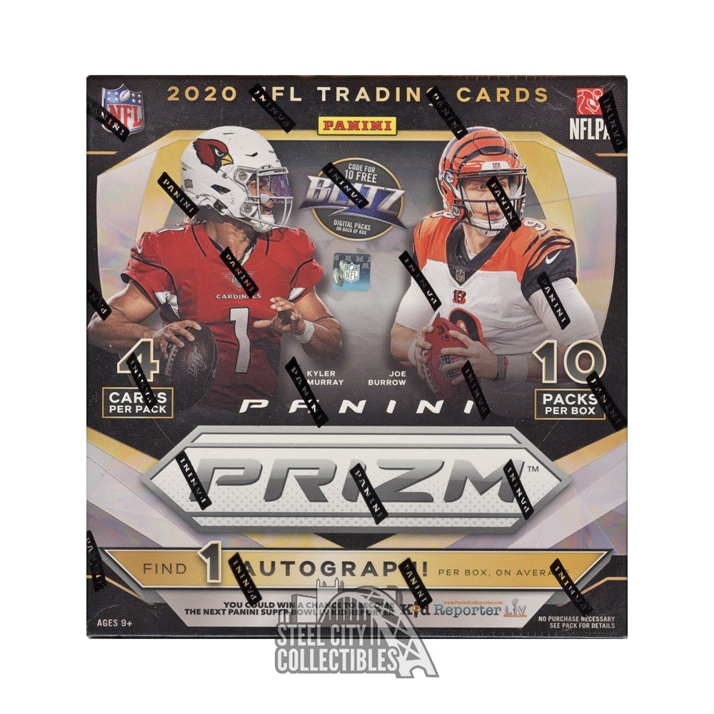 2020 Panini Prizm Football Mega Box Neon Green Steel City Collectibles
