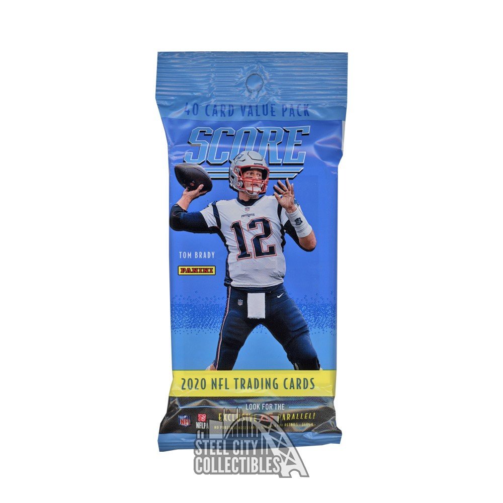 2020 Panini Score Football Fat Pack Steel City Collectibles